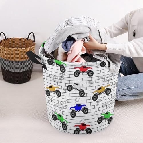 MEIKKO Multi-Color Monster Track Clothes Hamper