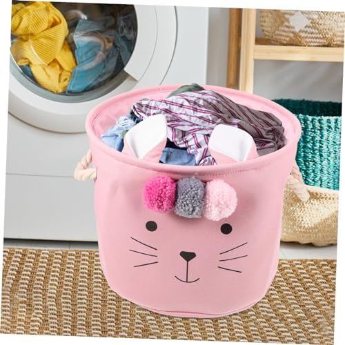 SEWOART Baby Girl Collapse Laundry Hamper Newborn Storage Basket