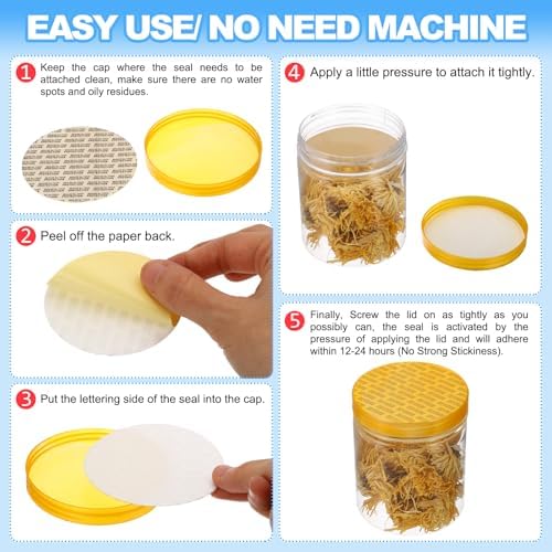 Durable Jar Seals 70mm 300 Pack