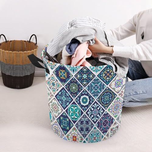 MEIKKO Patchwork Laundry Basket
