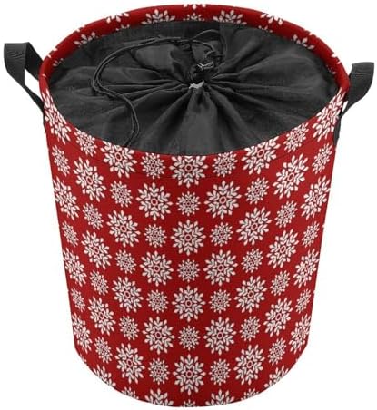 Collapsible Laundry Hamper for Kids Red 45L