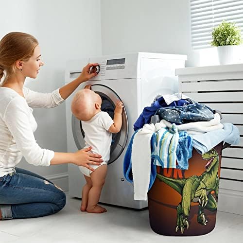 Big Dinosaur Storage Hamper with WaterproofCapacity for Home Use