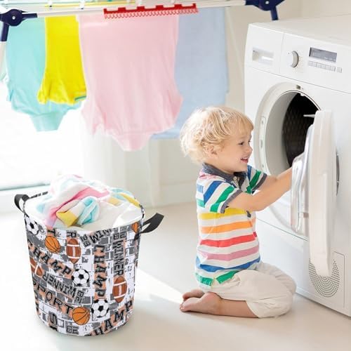 Meiko Sport Balls Laundry Hamper - Durable Storage Solution