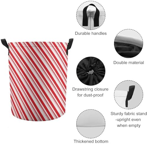 FOLDABLE WATERPROOF LAUNDRY BASKET WITH HANDLES FOR CLEANING EFFICIENCY