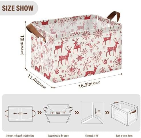 Christmas Reindeer Storage Bin