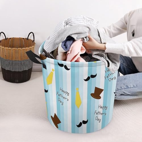 MEIKKO Tie Hat Laundry Hamper for Cleaners and Parents