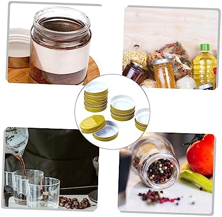 PRETYZOOM 12pcs Mason Jar Lids Canning Lids Wide Mouth
