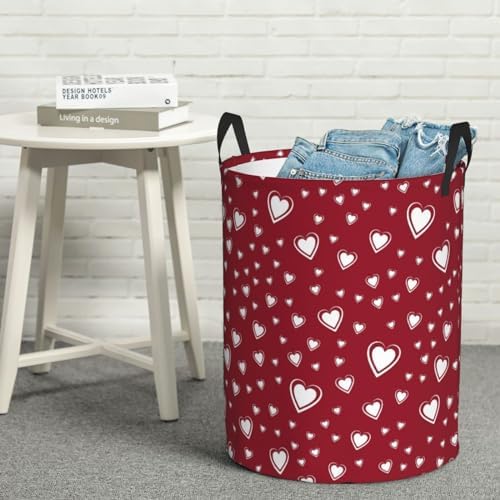 Collapsible Laundry Hamper with Handles for Home Storage