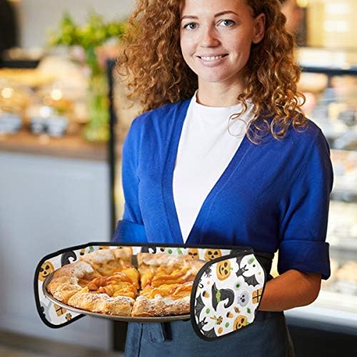 DOMIKING Double Oven Mitts