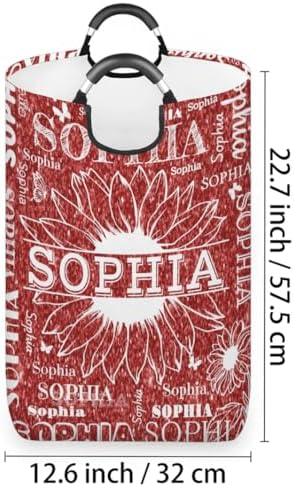 Custom Name Laundry Basket with Collapsible Design