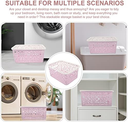 MAGICLULU Plastic Storage Bin Cube