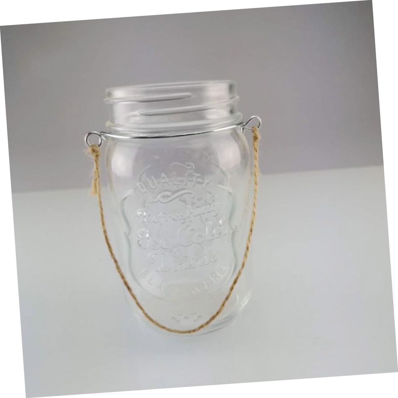Hanging Mason Jar Rope Handles Heavy Duty Stainless Steel