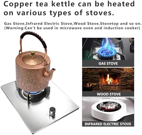 Sturdy Durable Copper Tea Pot