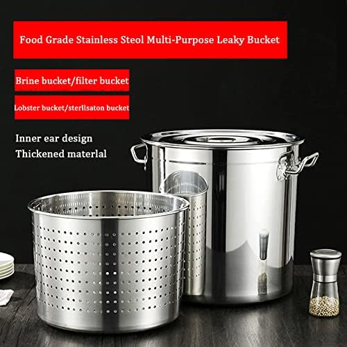 Stainless Steel Seafood Steamer Pot for BoilTamalate or Fry