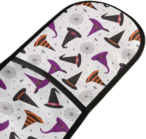 Susiyo Double Oven Mitts Halloween Witch Hats Heat Resistant