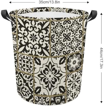 Patchwork Tile Talavera Retro Laundry Hamper