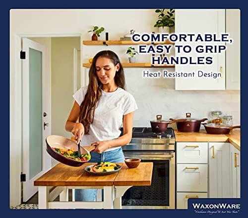 German Coated 7pc Kitchen Cookware Set