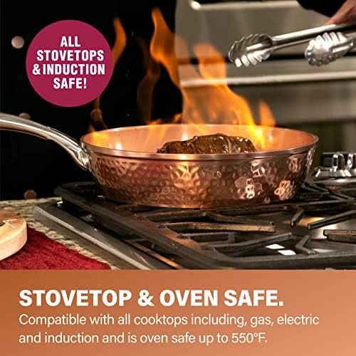 Gotham Steel 15 Pc Hammered Ceramic Cookware Set