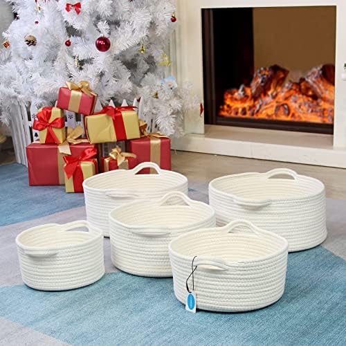 5-Piece Storage Basket Set for Laundry