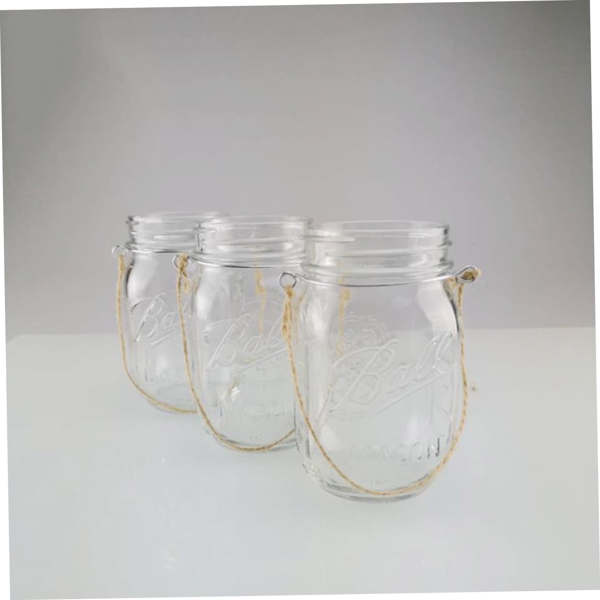 Hanging Mason Jar Rope Handles Heavy Duty Stainless Steel