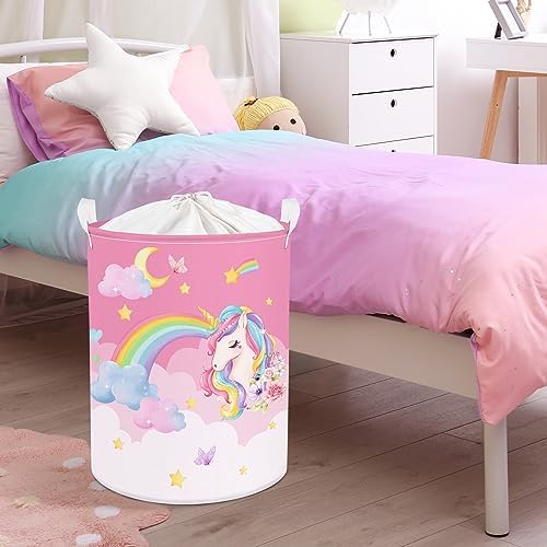 Clastyle Pink Unicorn 45L Yangzi Laundry Basket