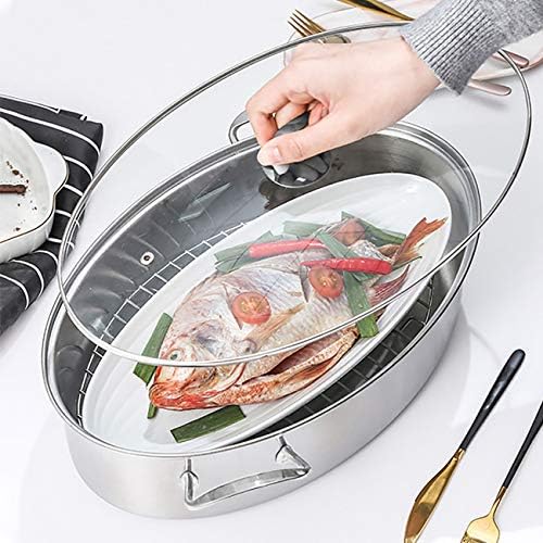 Eglaf 8Qt Stainless Steel Fish Steamer
