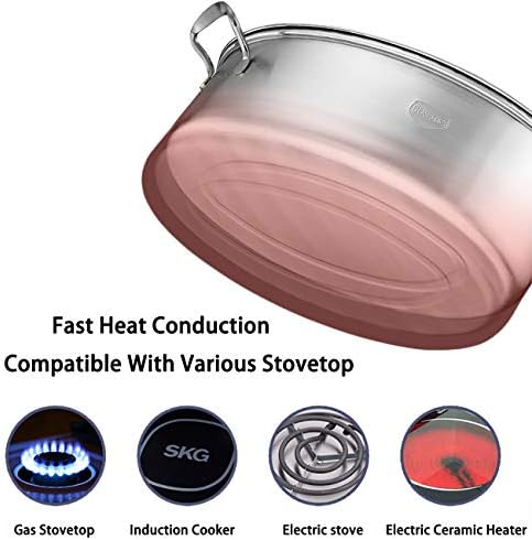 Eglaf 8Qt Stainless Steel Fish Steamer