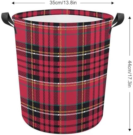 MEIKKO Christmas Plaid Storage Hamper