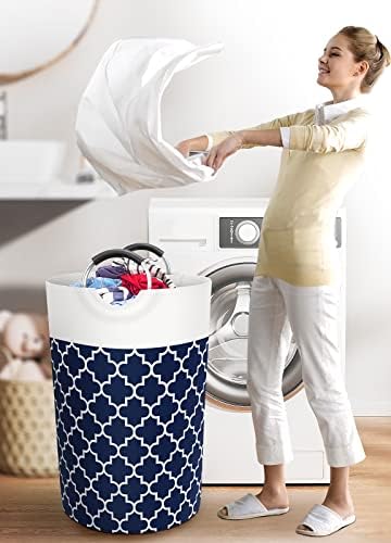 Fabspace Large Capacity Laundry Basket with Handles and Waterproof Lining