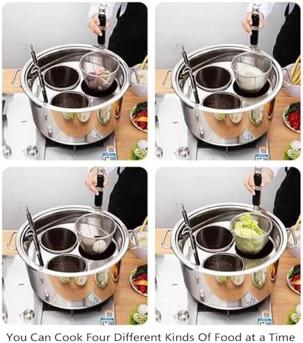 Premium Stainless Steel Pasta Cooker Set for Home Use