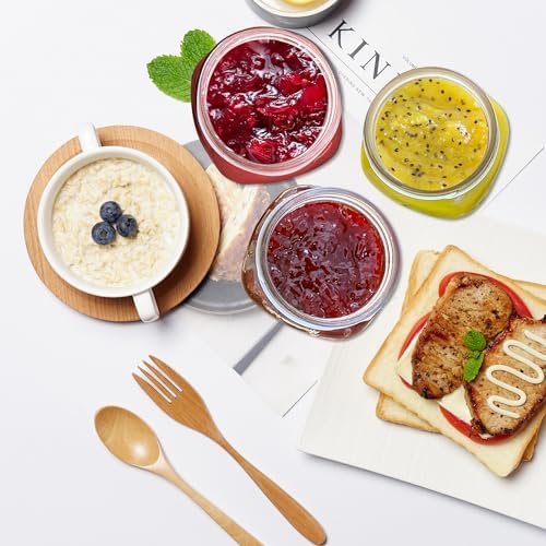 Perfect for PicklingWide Mouth Mason Jar Set of 8 oz