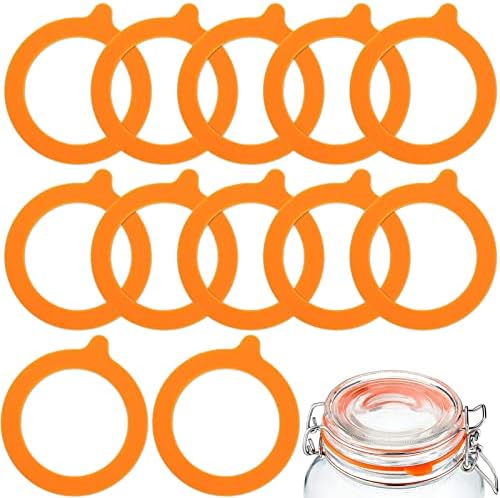 12 Pack Silicone Gasket Seals for Canning Jars 1