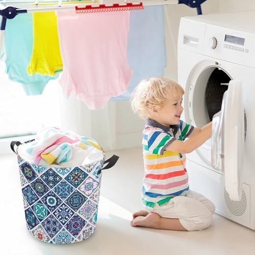 MEIKKO Patchwork Laundry Basket