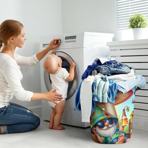 Meiko Cartoon Gnome Laundry Basket laundry hamper