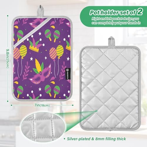 Perfect Heat-Resistant Potholder Set for Kinetic Activities