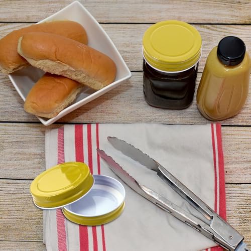 12pcs Tinplate Jar Lids for Canning Storage