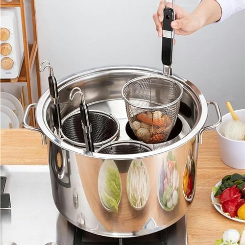 AttreX 40Cm Stainless Steel Pasta Pot with Basket