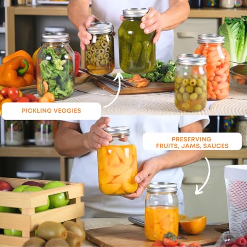 FastRack 32 oz Mason Jars