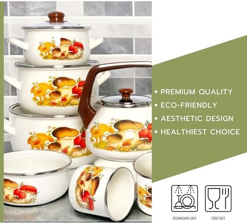 Enameled Aluminum Tea Kettle