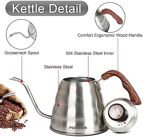 Gooseneck Kettle with Thermometer