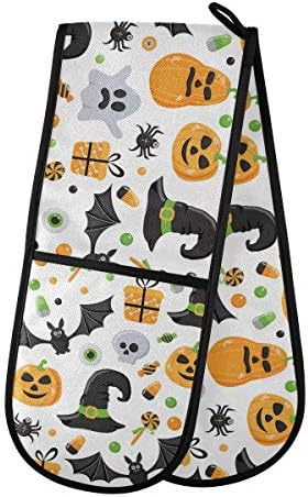 DOMIKING Double Oven Mitts