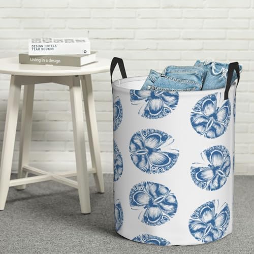 Stylish Butterfly Laundry Hamper for Collaborative Cleaning