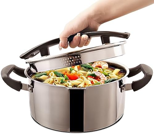 Stainless Steel Cookware Pasta Pot Durable dishwasher-safe