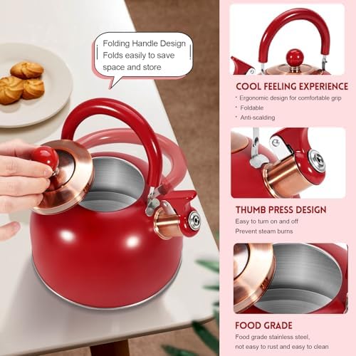 LARGE CAPACITY 85OZ26QT STEMLESS STEAK KETTLE