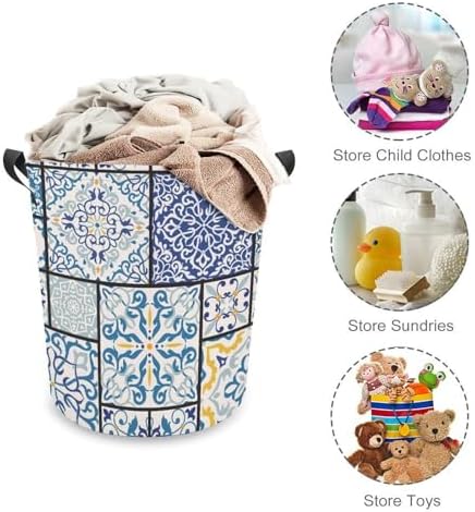 Durable Retro Laundry Hamper Waterproof Storage Solution for Home Travel