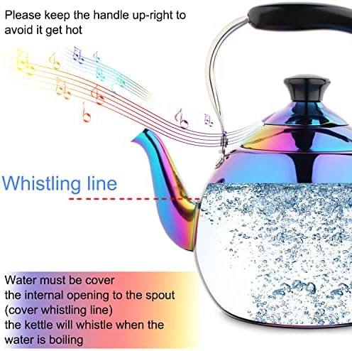 Stylish Durable Whistling Tea Kettle