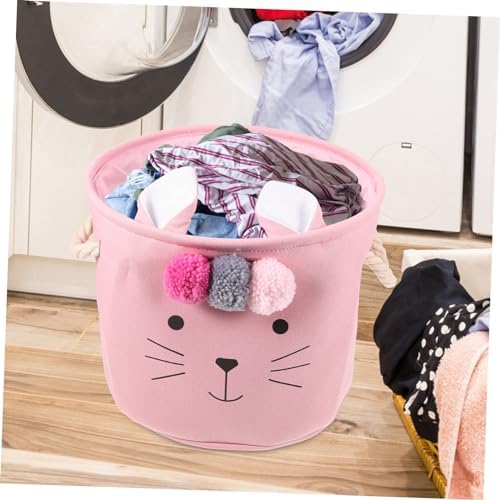 SEWOART Baby Girl Collapse Laundry Hamper Newborn Storage Basket