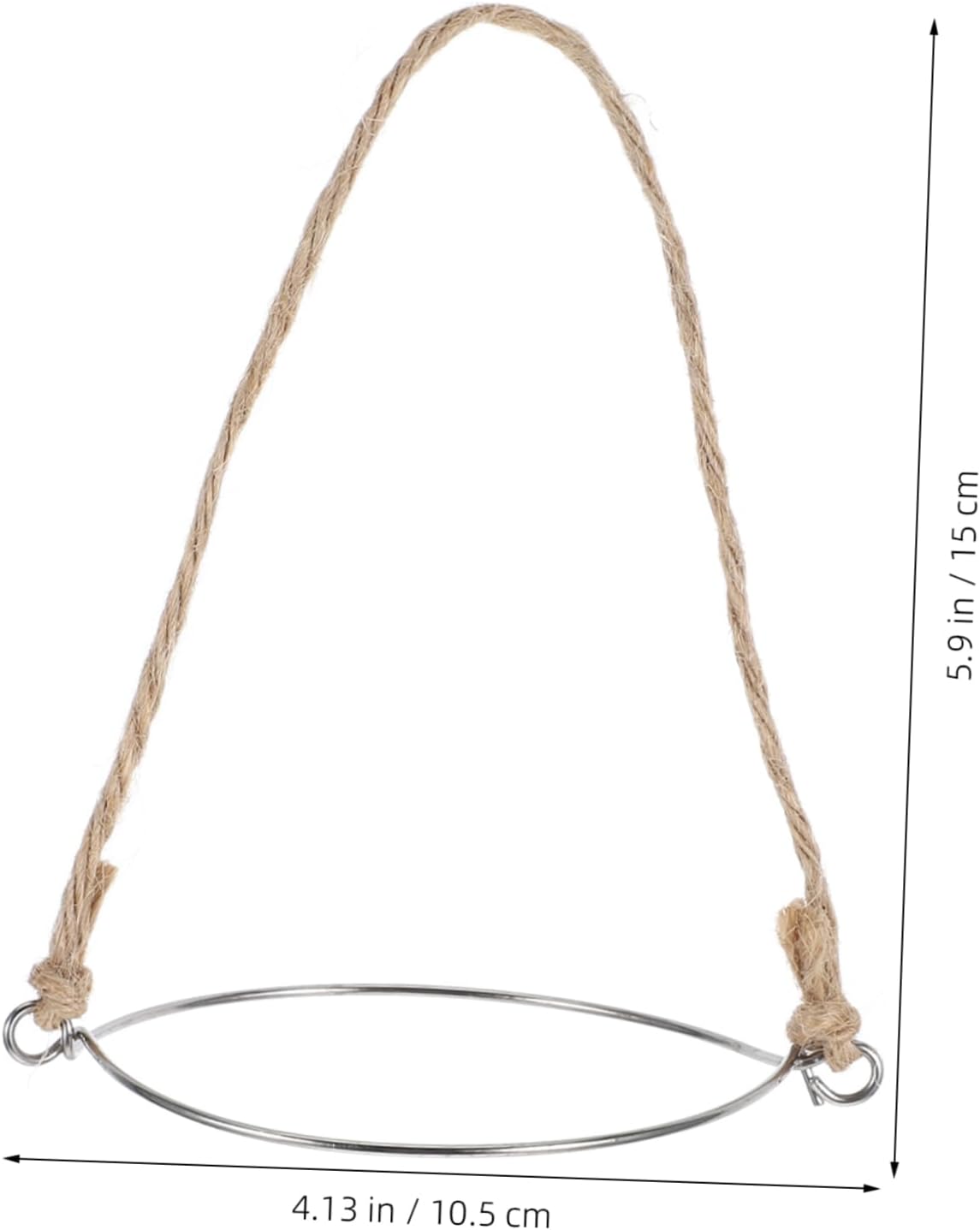 VOSAREA 5PCS Mason Jar Hangers with Rope Handle