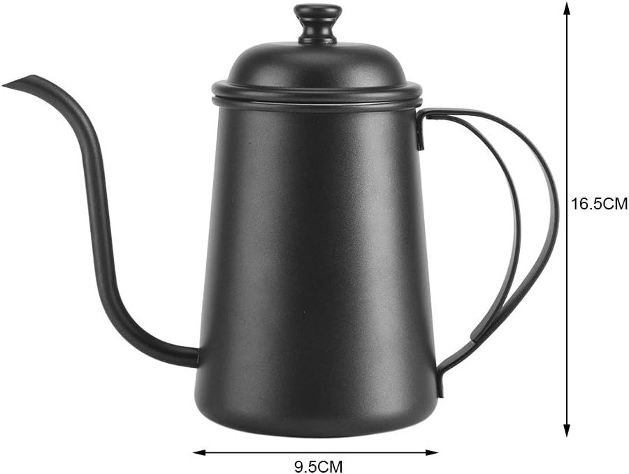Stainless Steel 650ML Gooseneck Durable Elegant Coffee Kettle