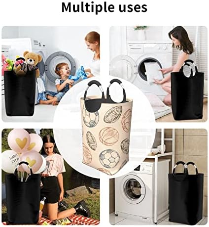 Football Foldable Laundry Hamper